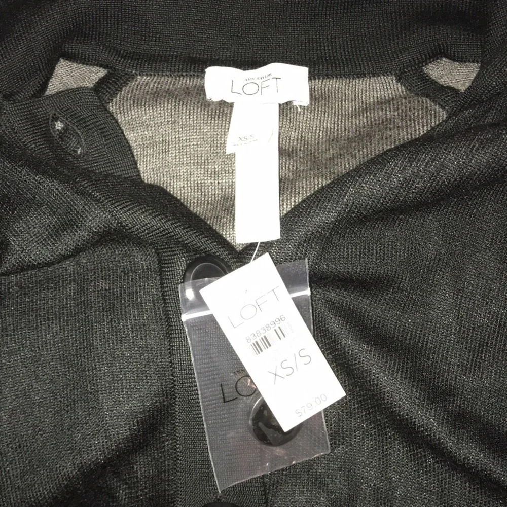 NWT LOFT Poncho Sweater SIZE XS/S - Picture 6 of 6
